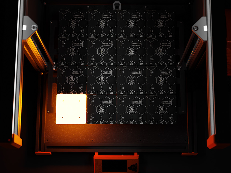 The Prusa XL modular printing bed